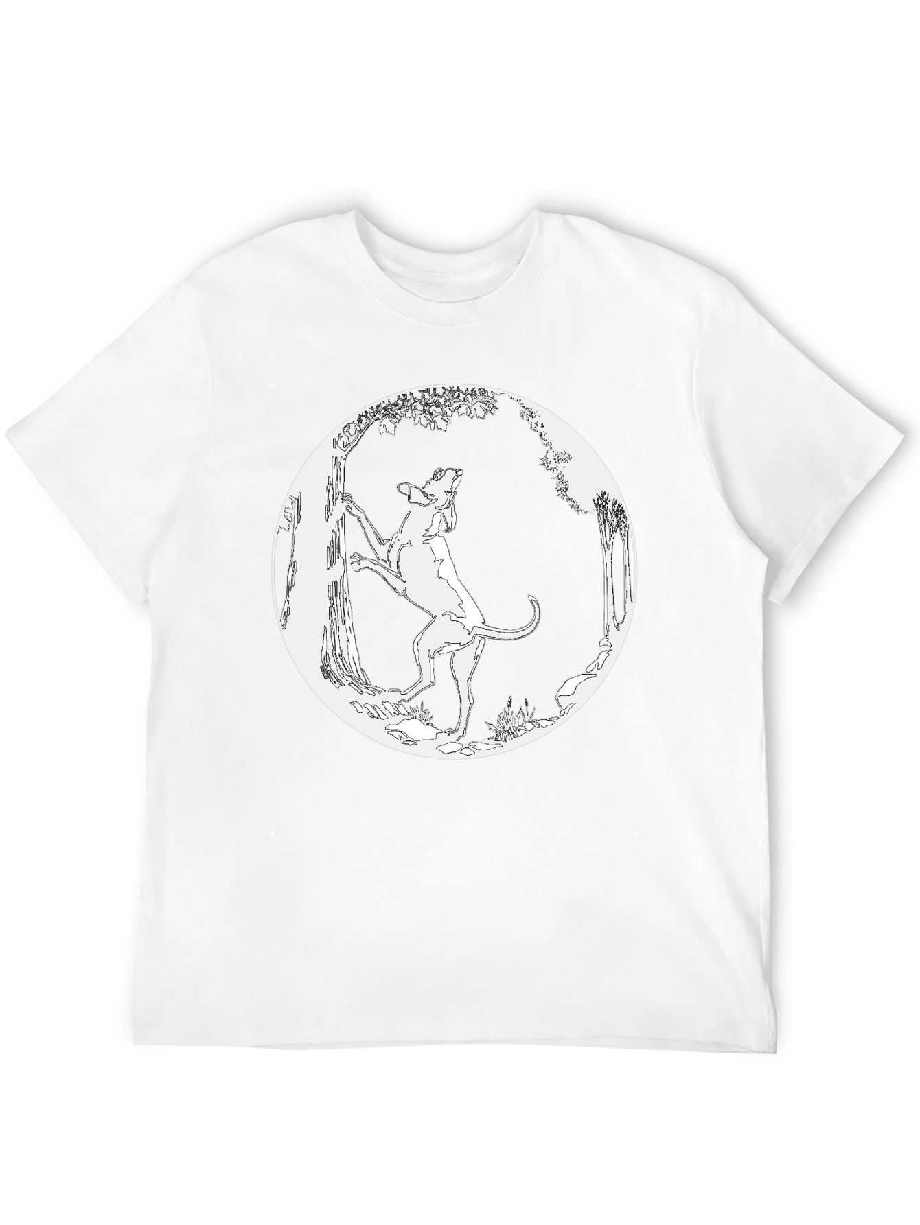 Hound Dog T-Shirt - Black Graphic Tee