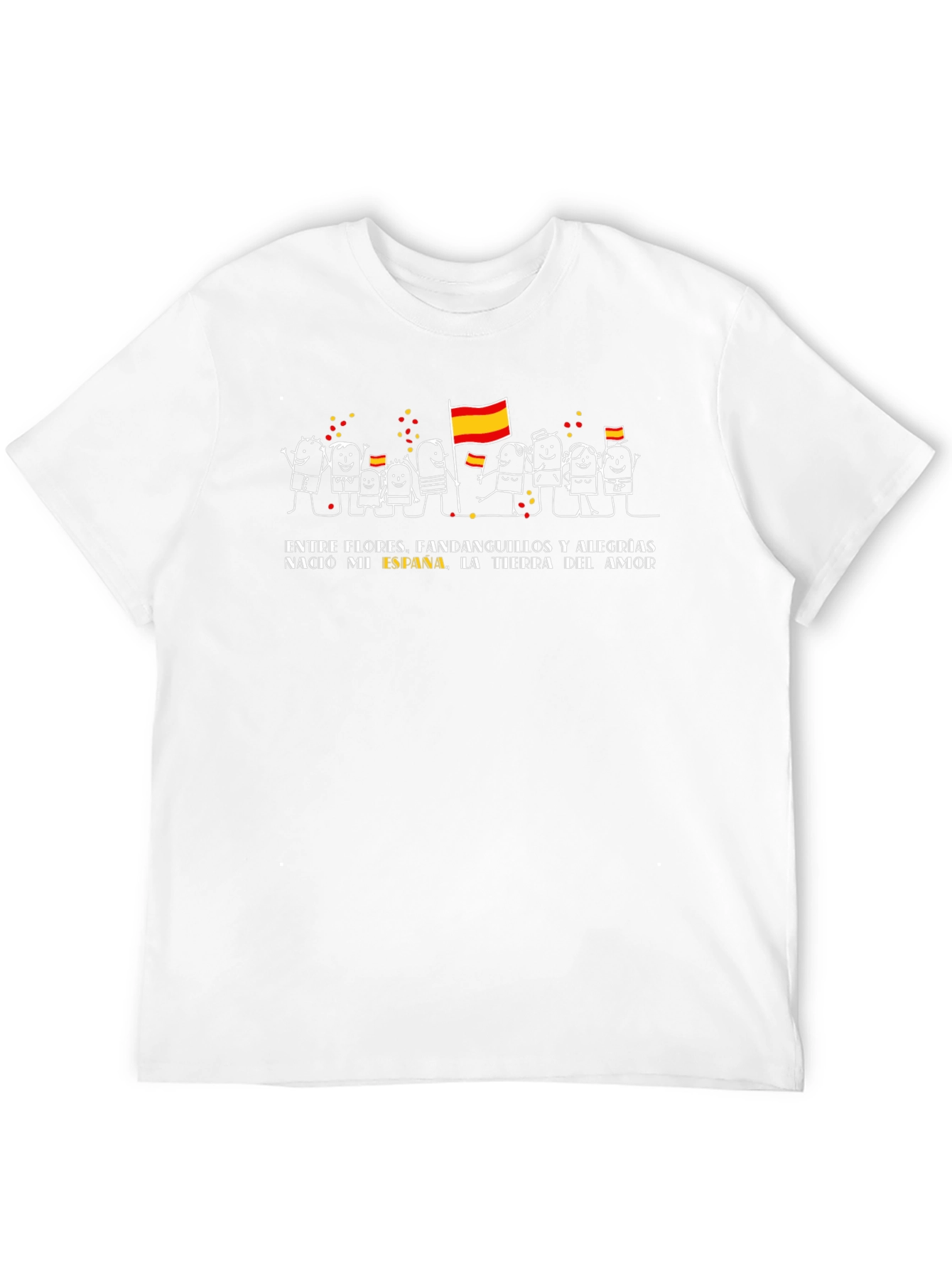 España Pride Black Tee - Land of Love