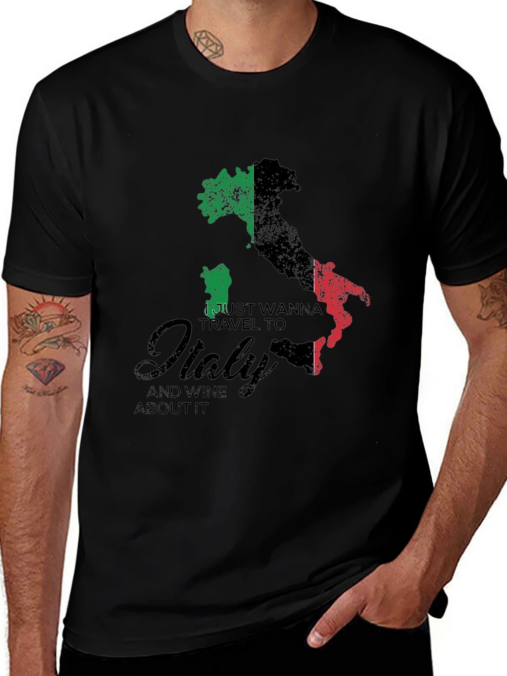 Italy Travel Wine Lover Tee