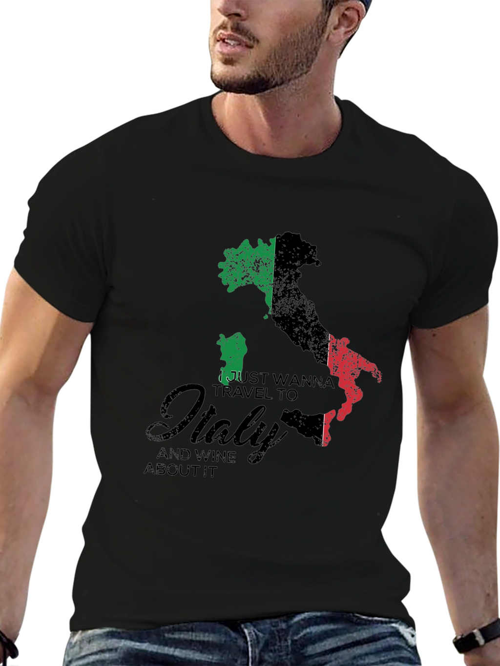 Italy Travel Wine Lover Tee