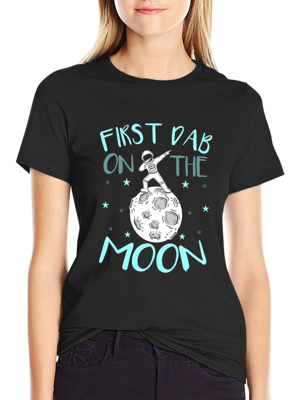 First Dab on the Moon Graphic Tee