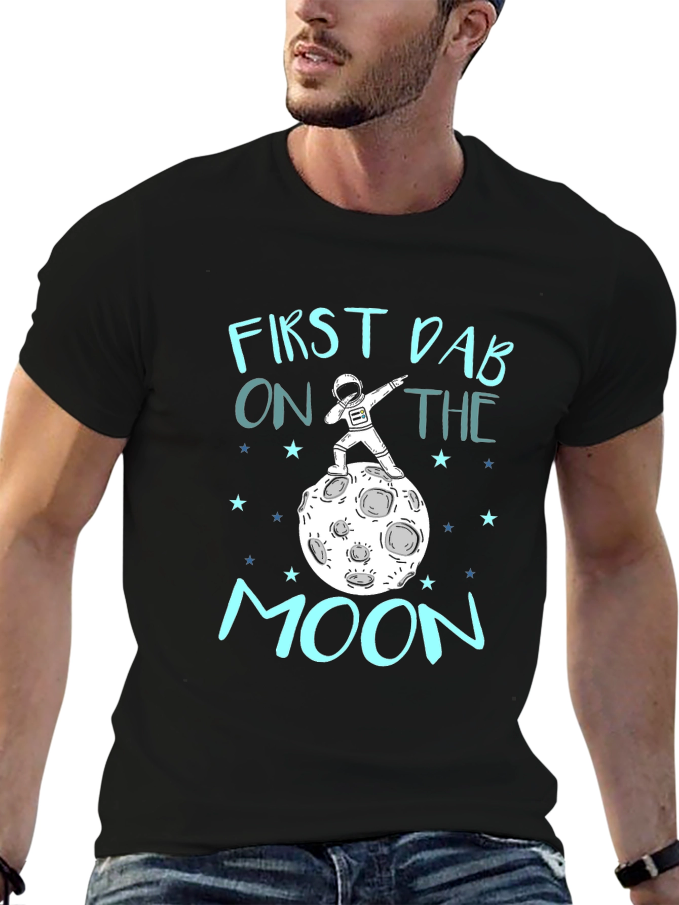 First Dab on the Moon Graphic Tee