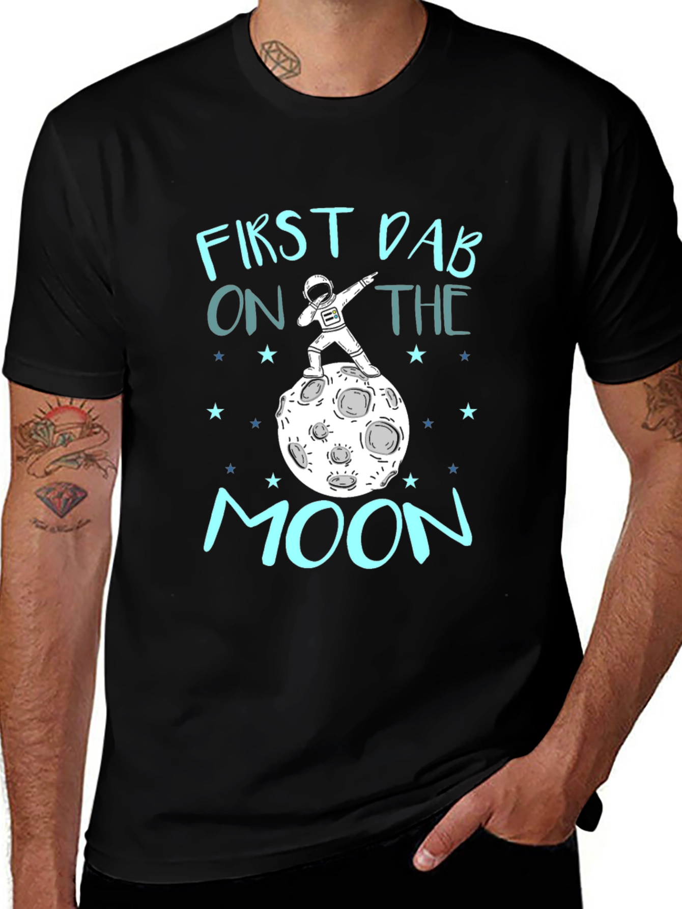 First Dab on the Moon Graphic Tee