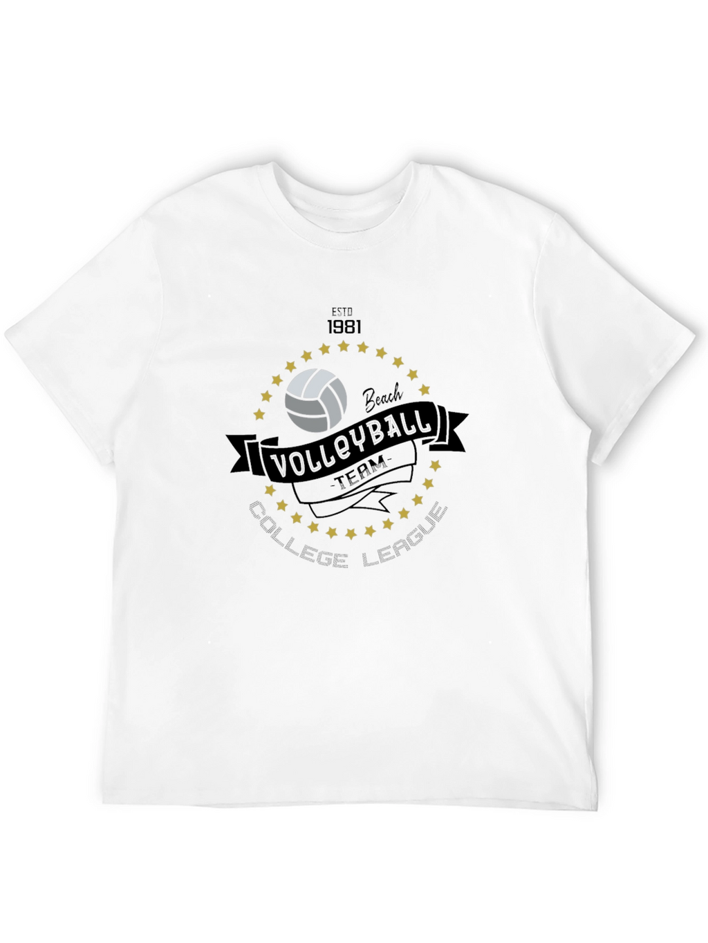 Volleyball Team College League T-Shirt