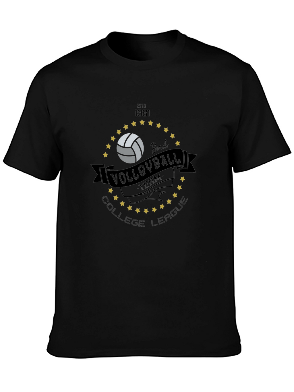 Volleyball Team College League T-Shirt