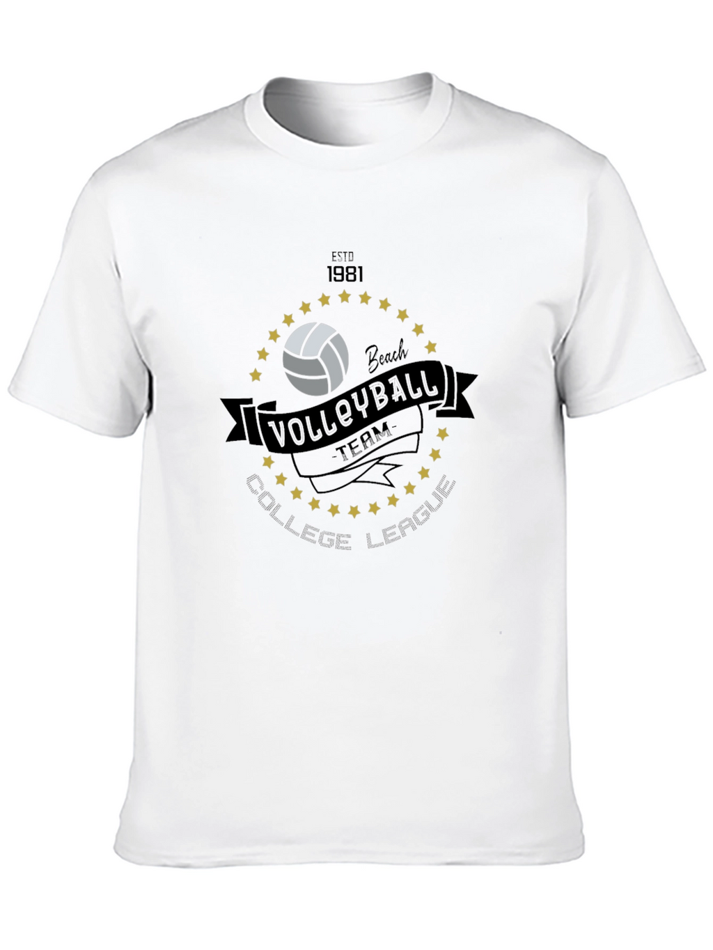 Volleyball Team College League T-Shirt