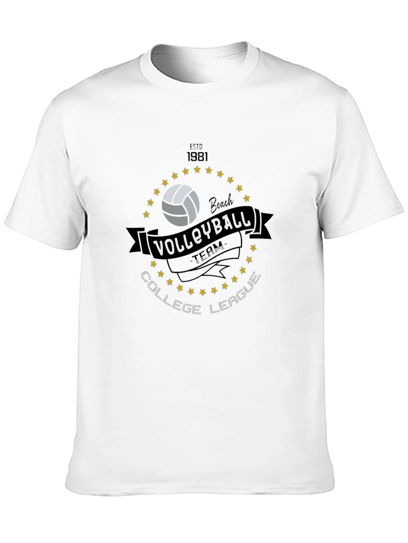 Volleyball Team College League T-Shirt