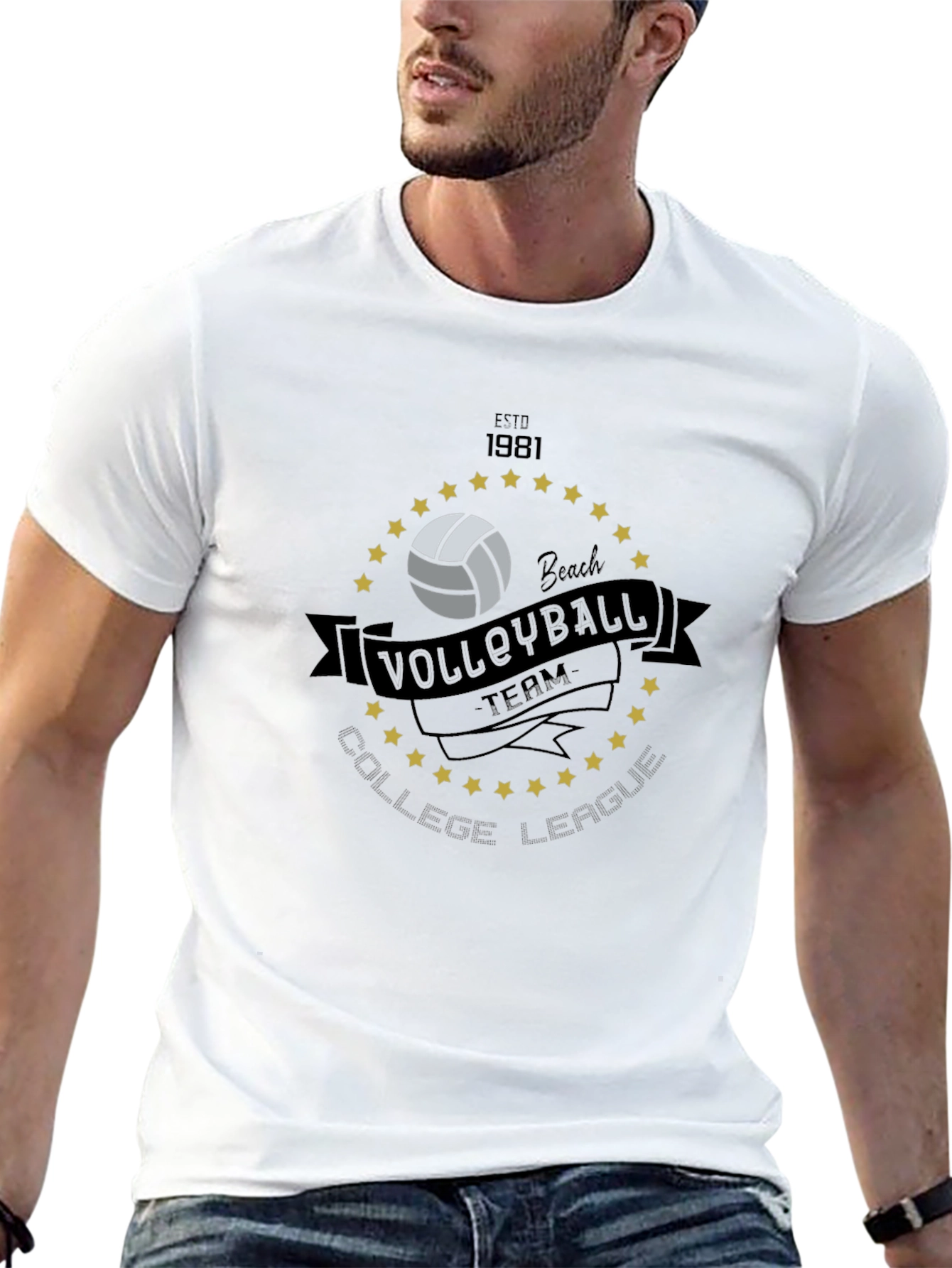 Volleyball Team College League T-Shirt