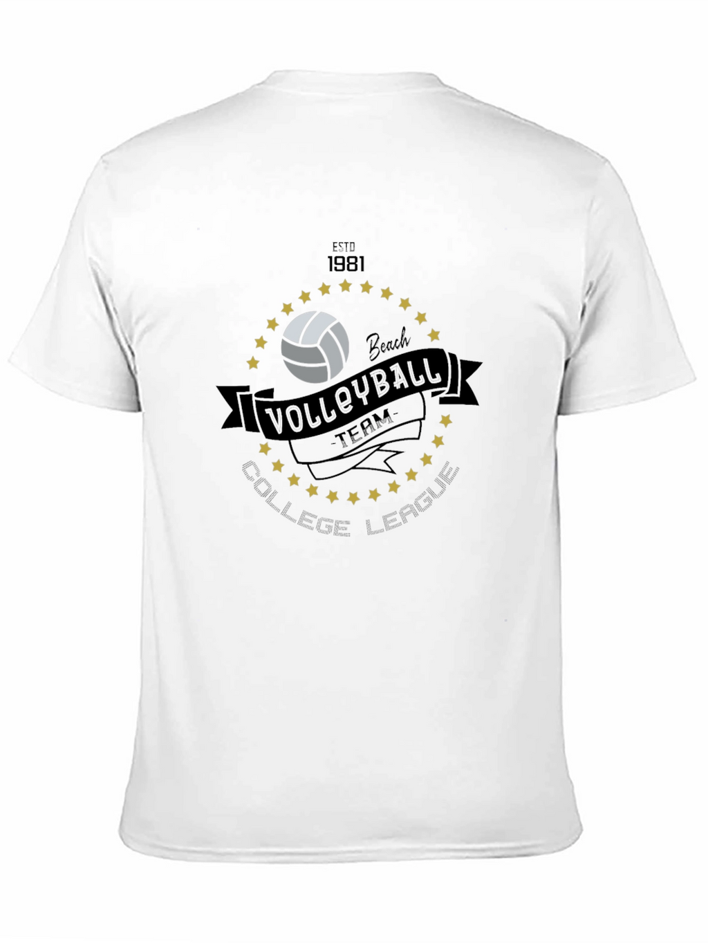 Volleyball Team College League T-Shirt