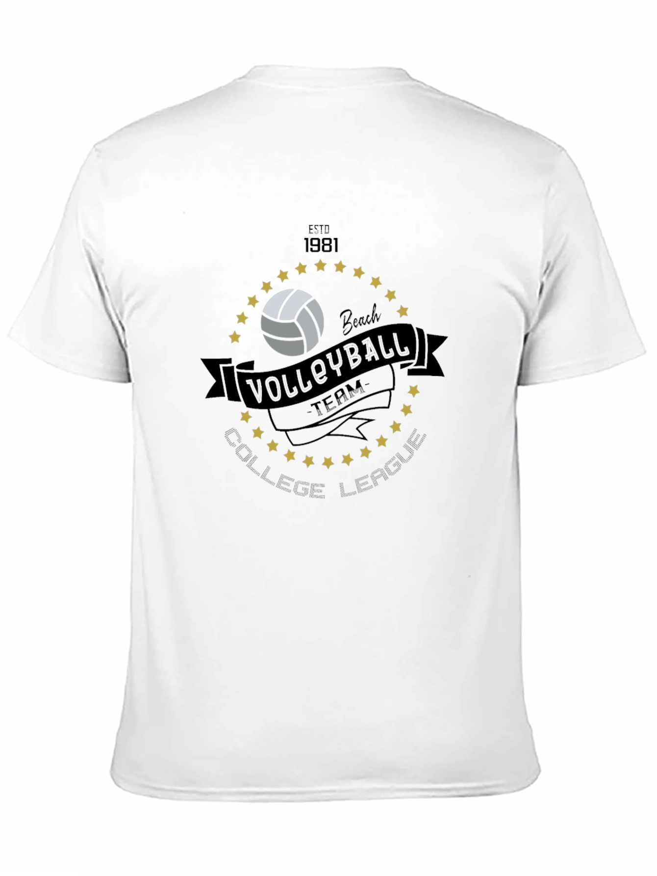 Volleyball Team College League T-Shirt