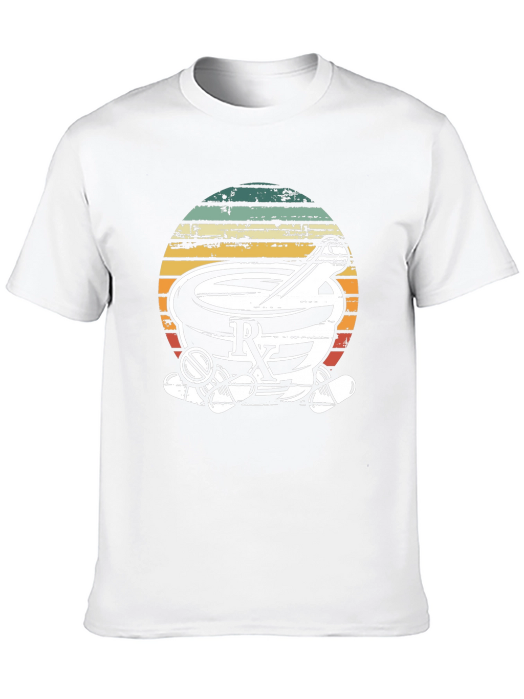 Retro Pharmacy Rx T-Shirt - Black Cotton Blend