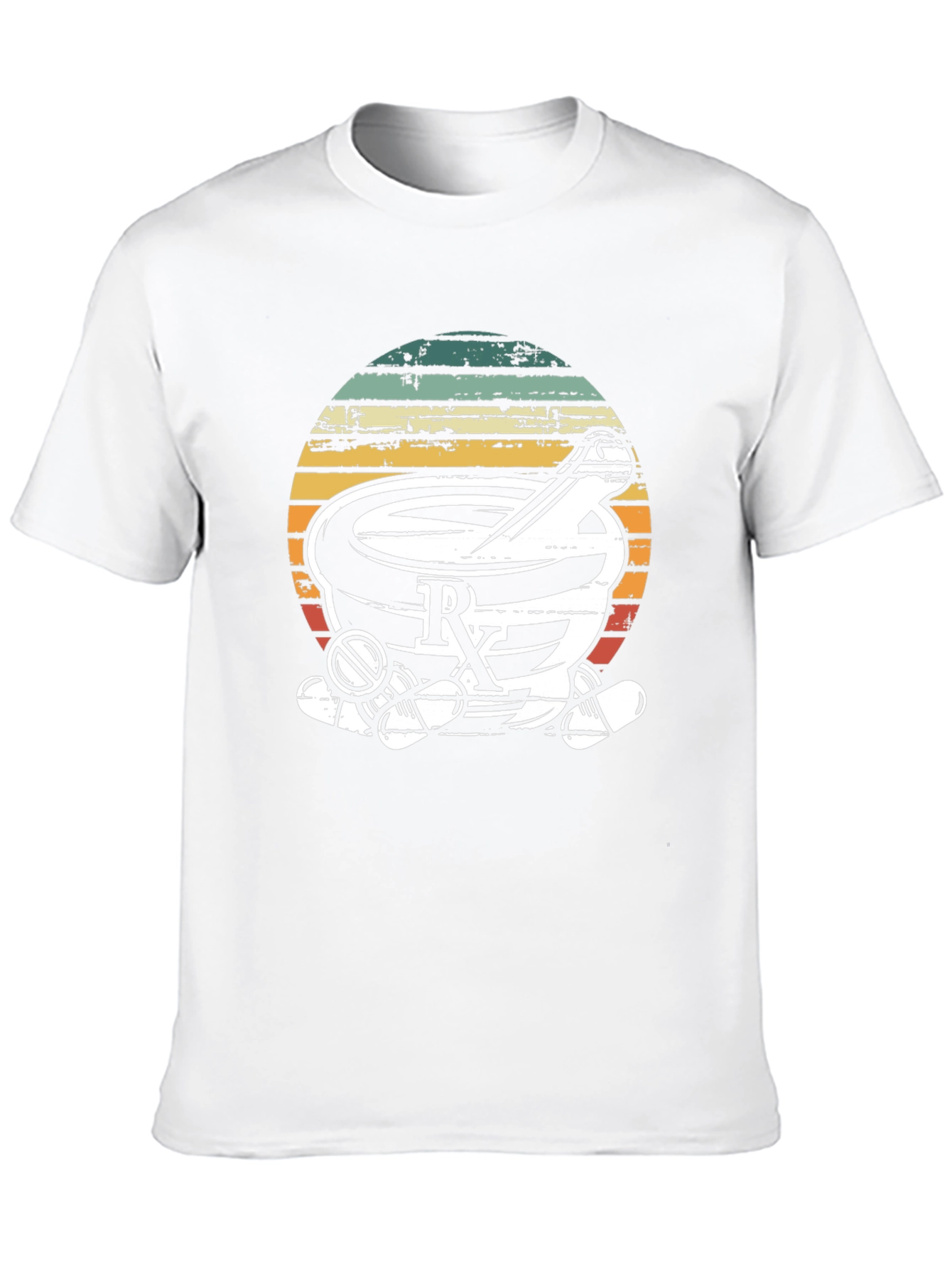 Retro Pharmacy Rx T-Shirt - Black Cotton Blend