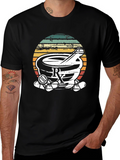 Retro Pharmacy Rx T-Shirt - Black Cotton Blend