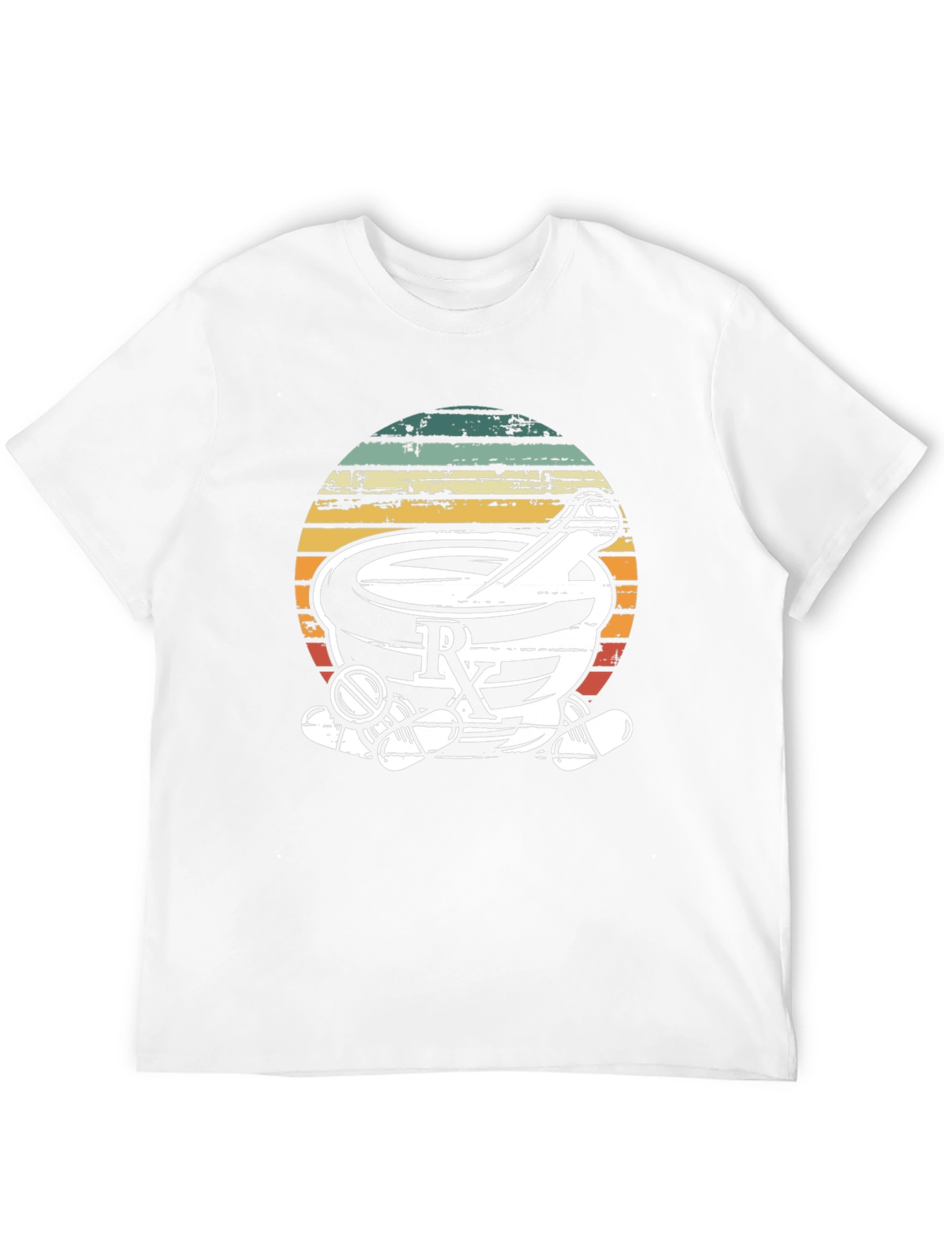 Retro Pharmacy Rx T-Shirt - Black Cotton Blend