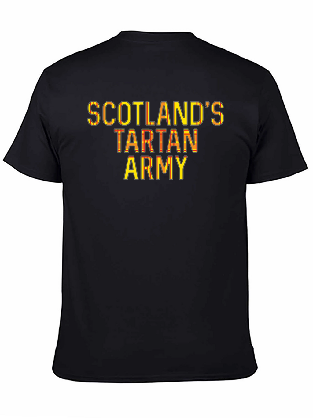 Scotlands Tartan Army Black T-Shirt