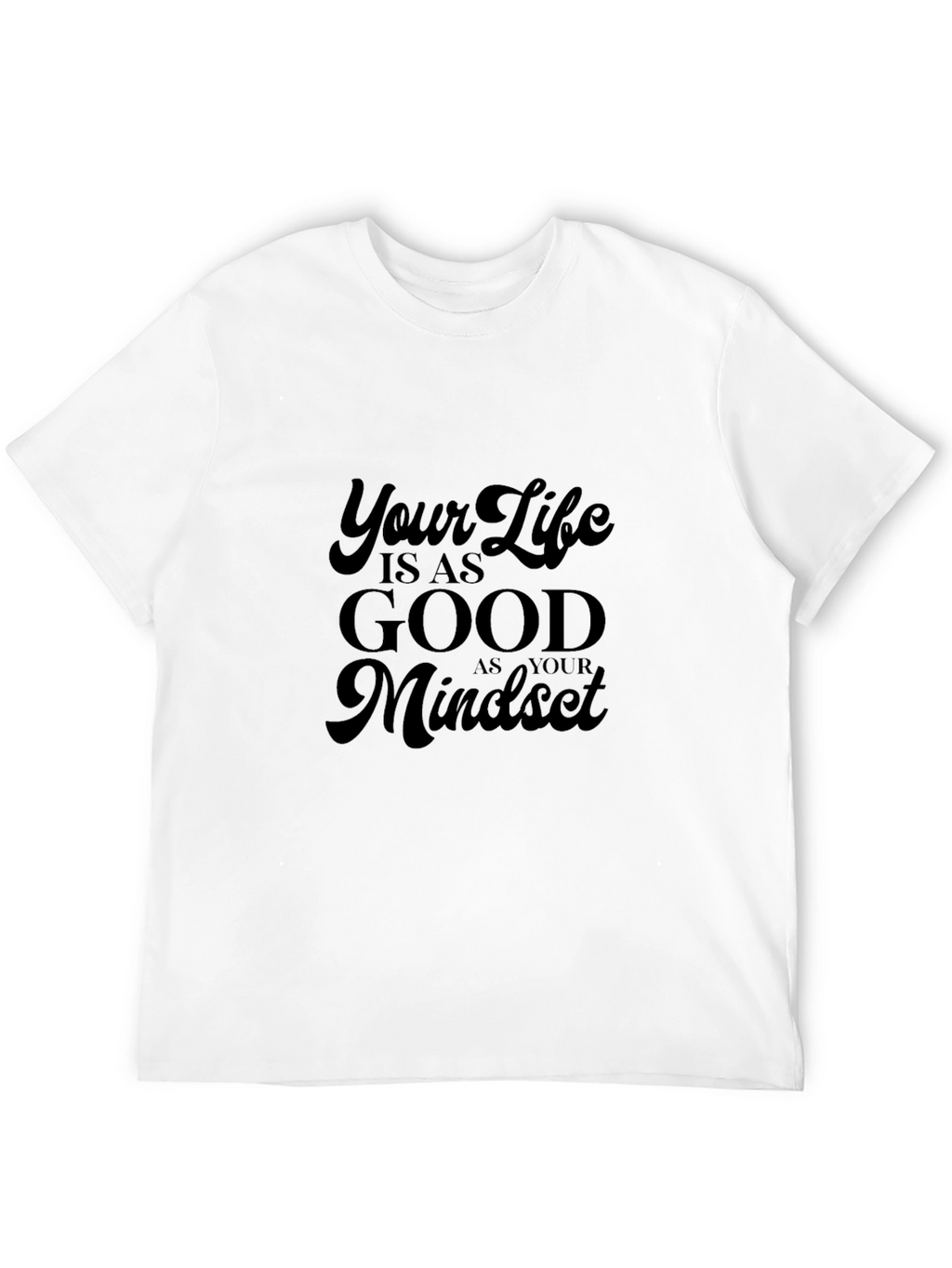 Inspirational Mindset Black T-Shirt