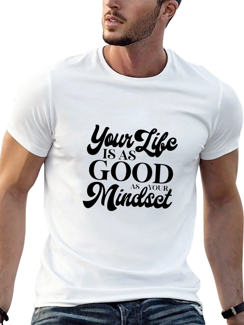 Inspirational Mindset Black T-Shirt
