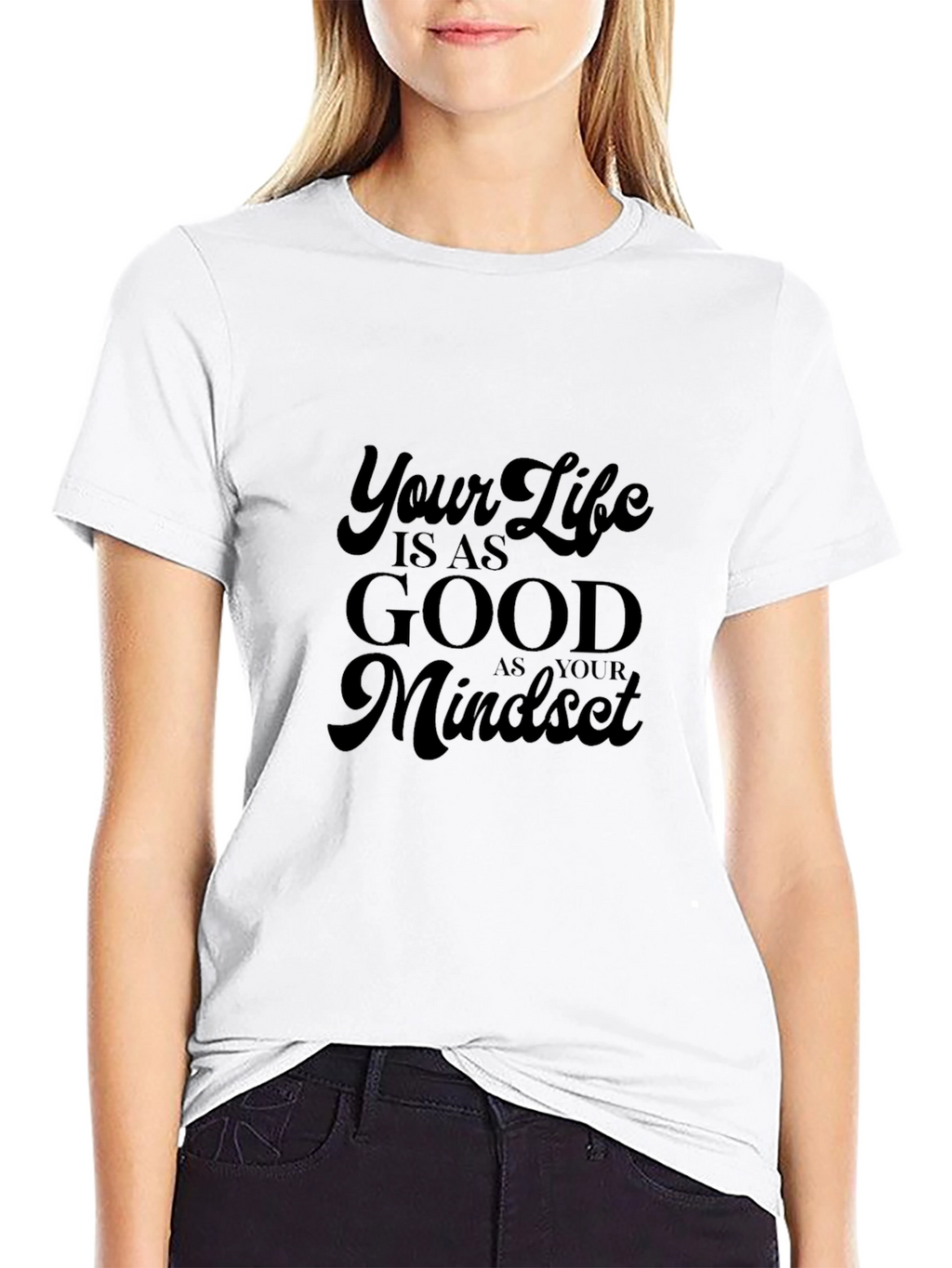 Inspirational Mindset Black T-Shirt