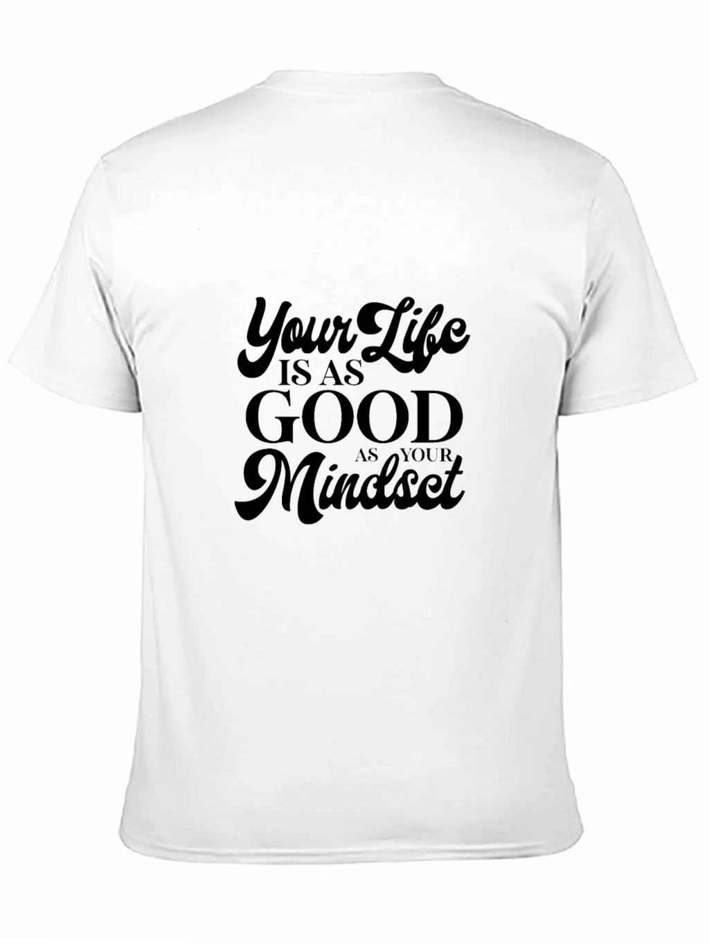 Inspirational Mindset Black T-Shirt