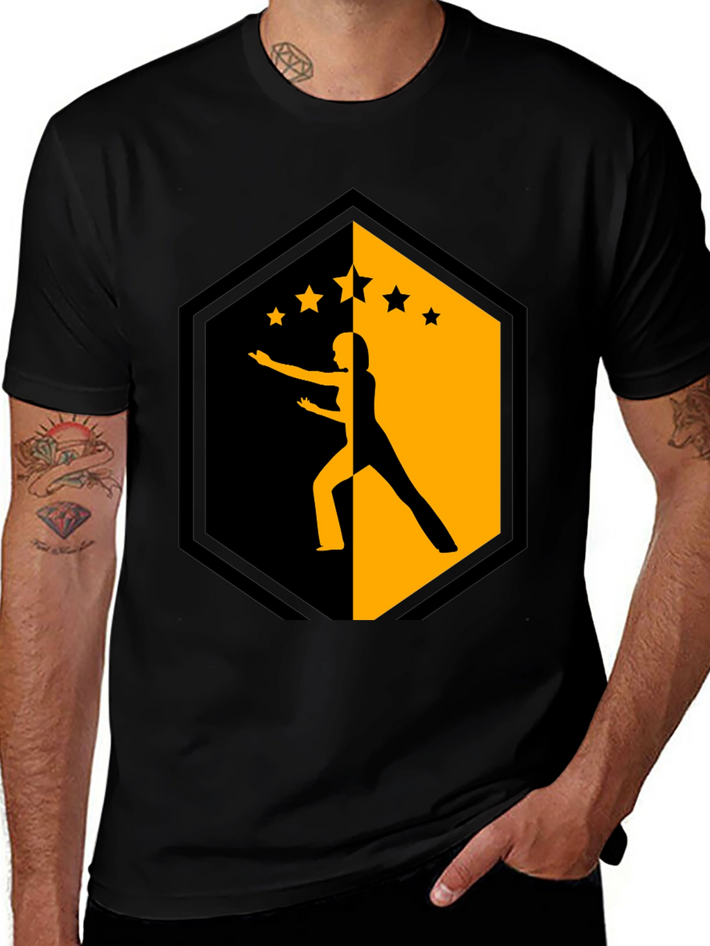 Geometric Juggling Star T-Shirt