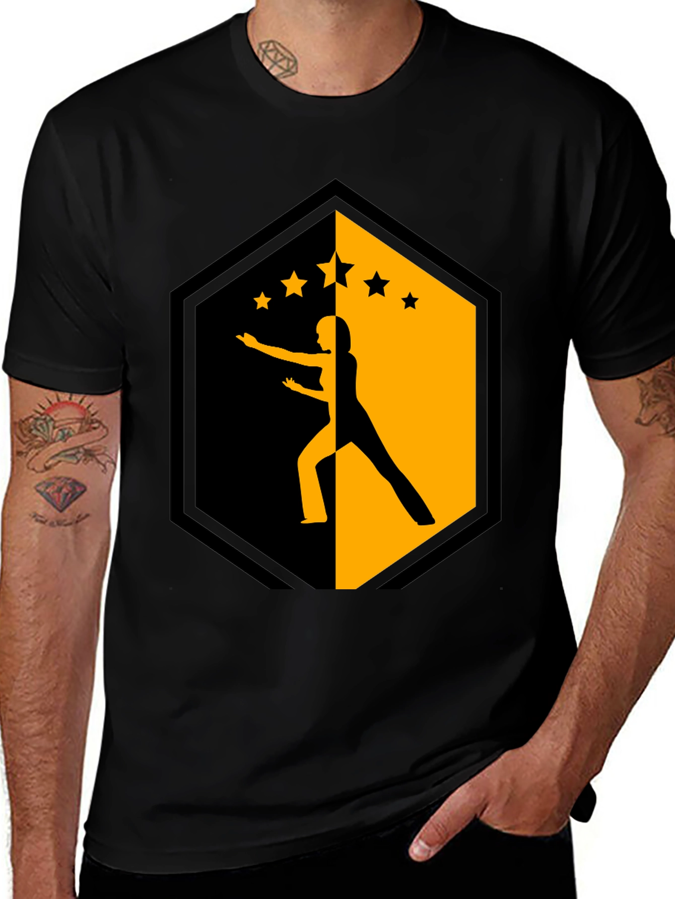 Geometric Juggling Star T-Shirt
