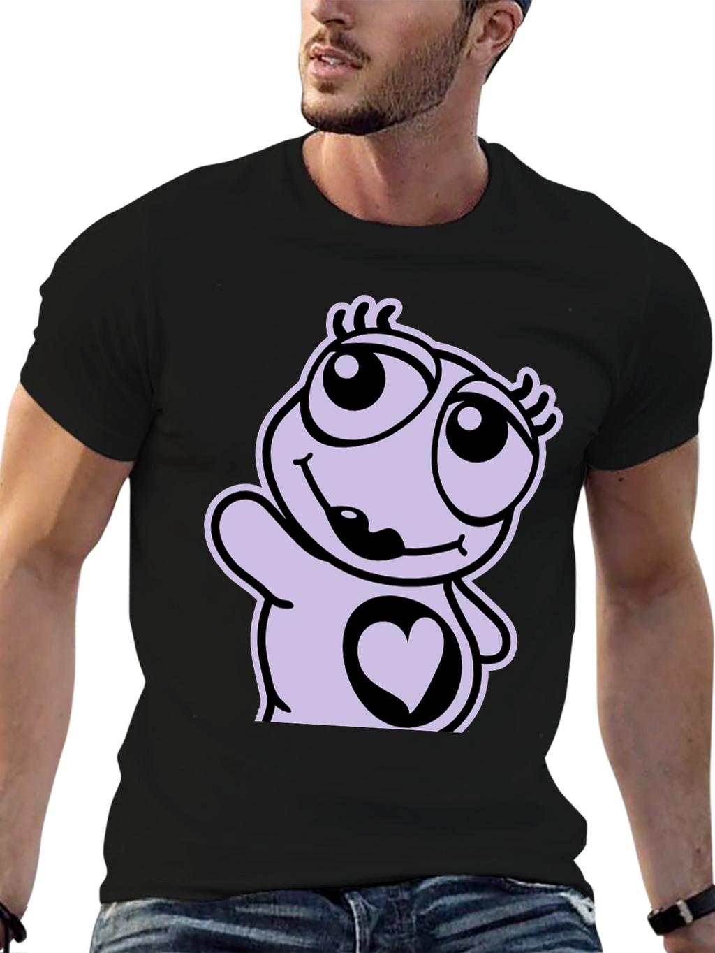 Cute Cartoon Heart T-Shirt