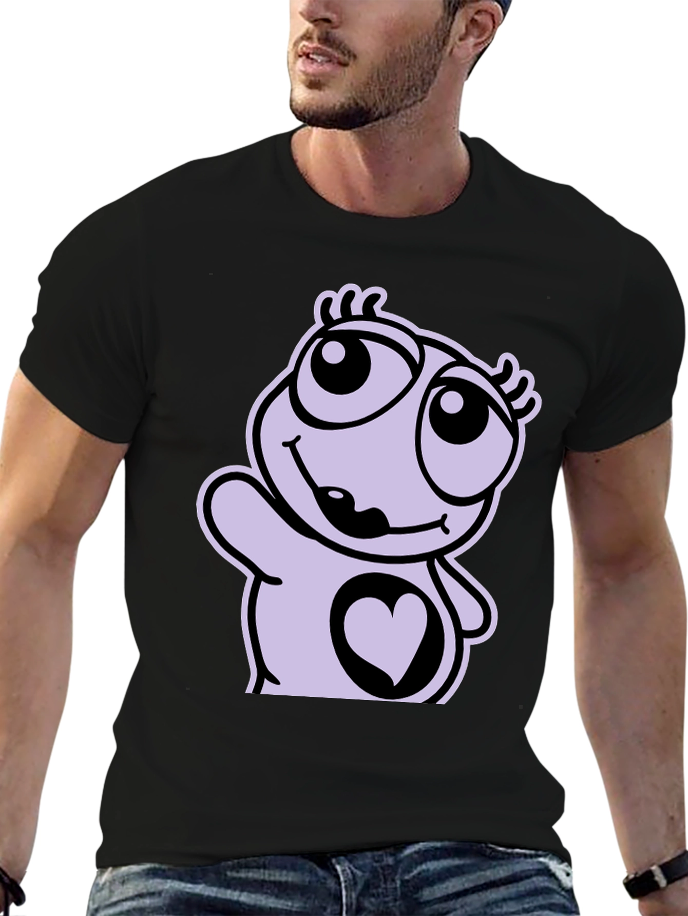 Cute Cartoon Heart T-Shirt
