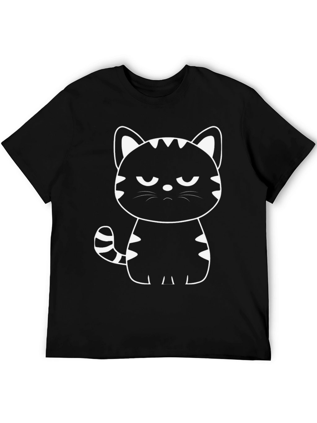 Grumpy Cat Graphic Tee - Mens Black T-Shirt