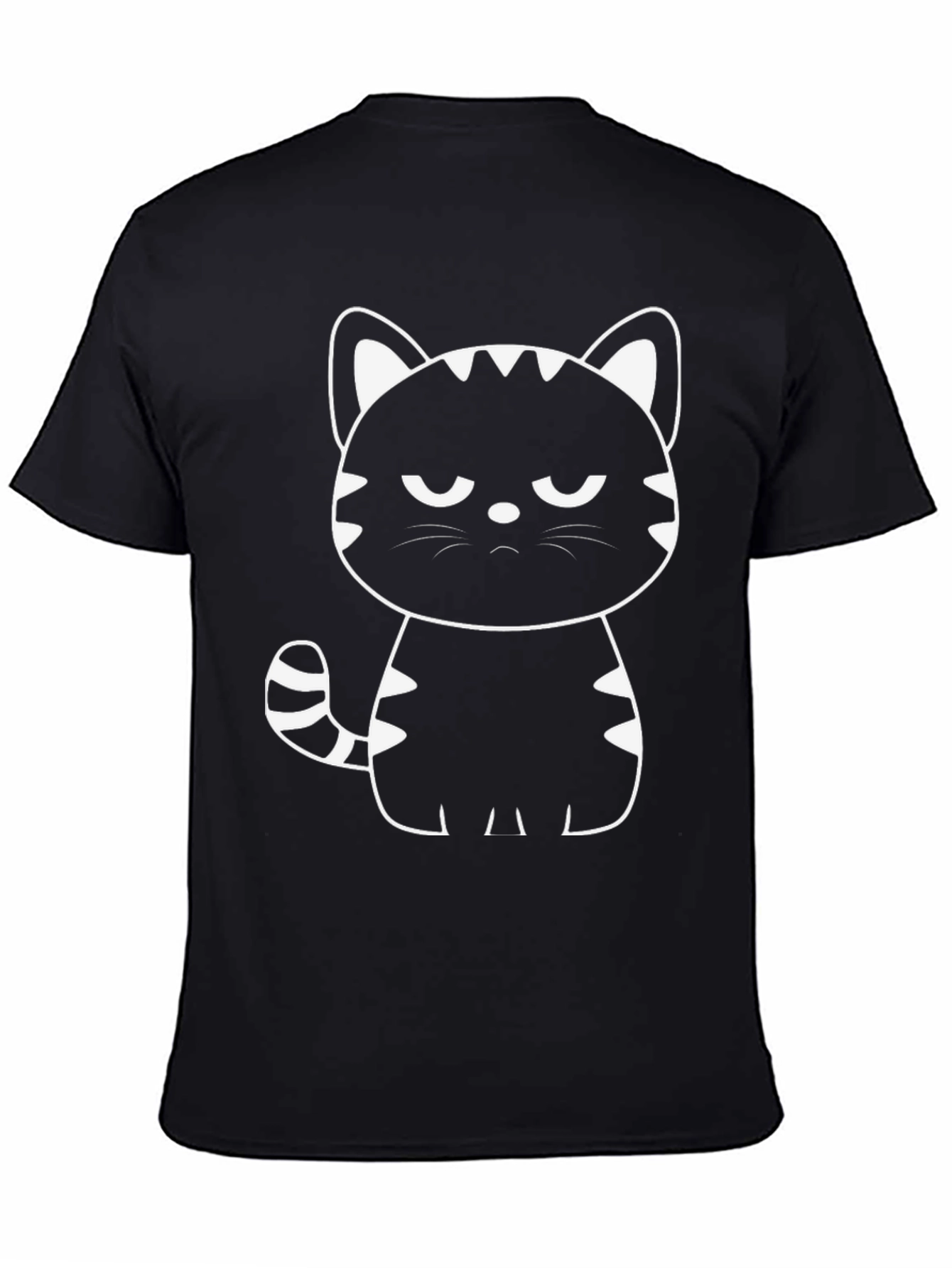 Grumpy Cat Graphic Tee - Mens Black T-Shirt