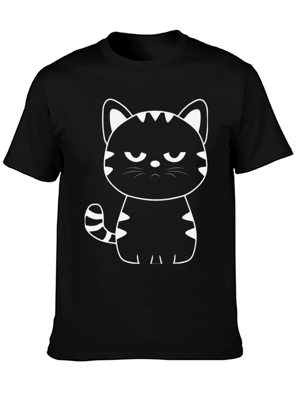Grumpy Cat Graphic Tee - Mens Black T-Shirt