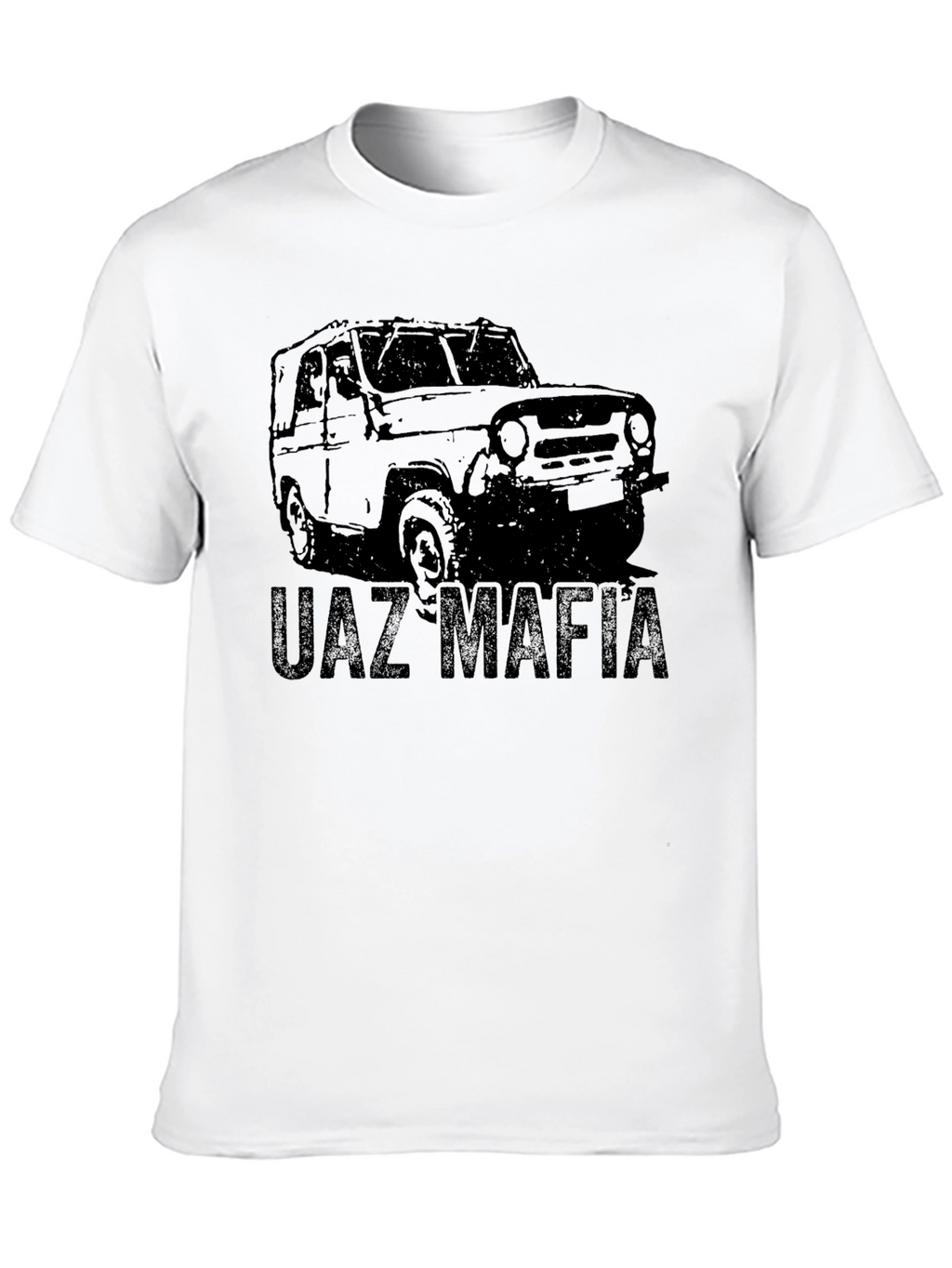 UAZ Mafia Black Graphic Tee