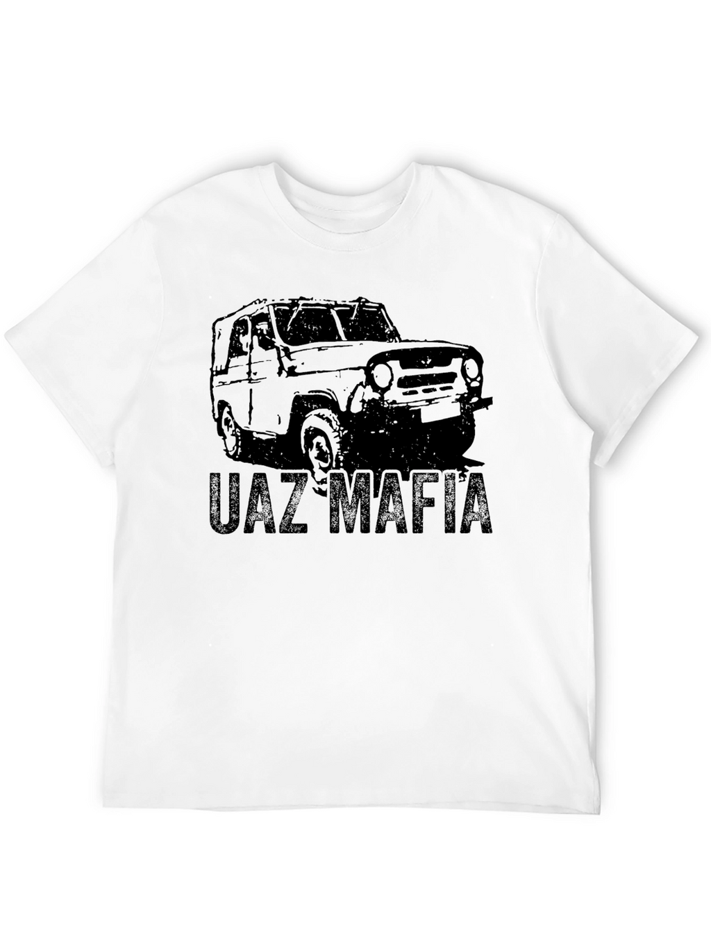 UAZ Mafia Black Graphic Tee