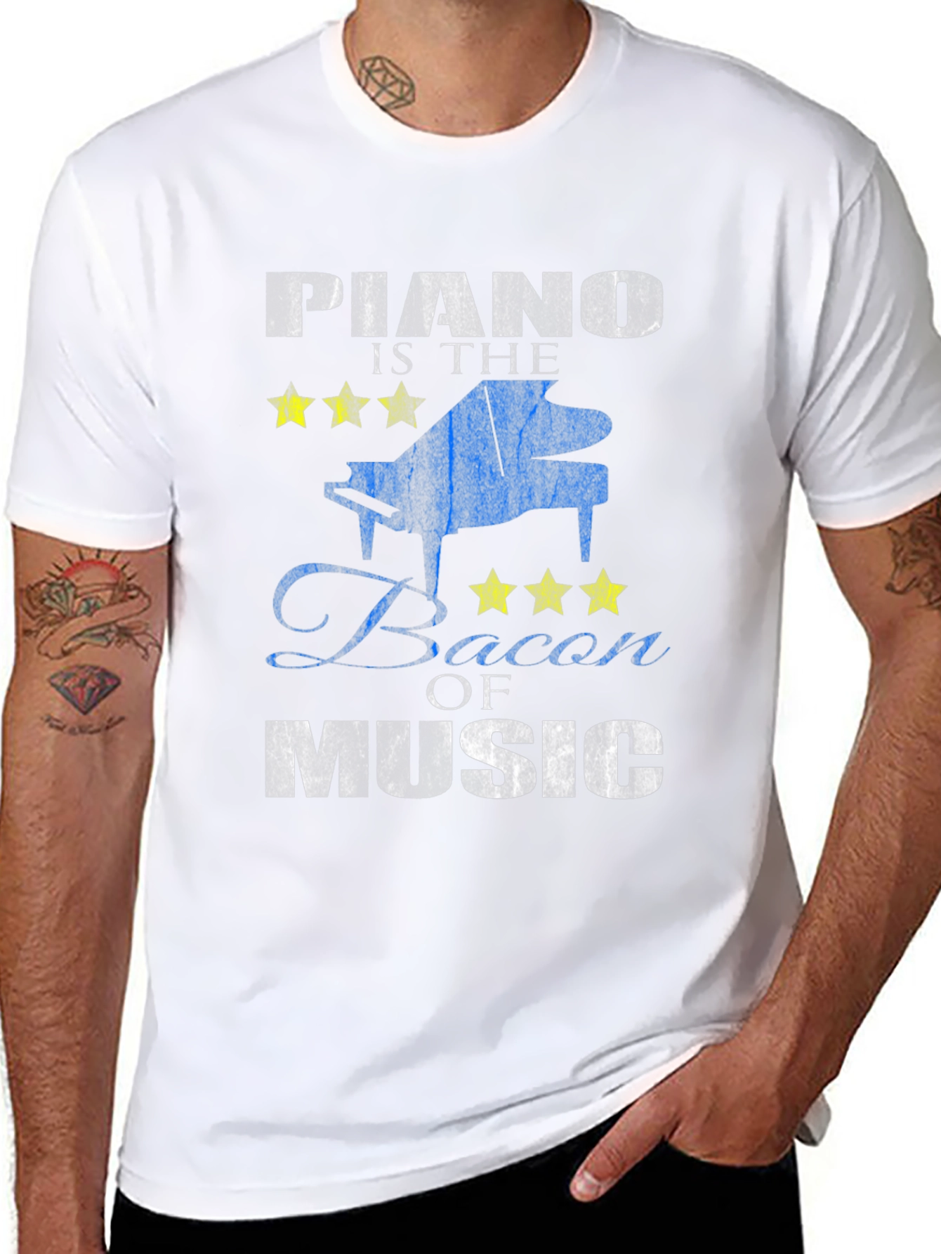 Piano is the Bacon of Music T-Shirt