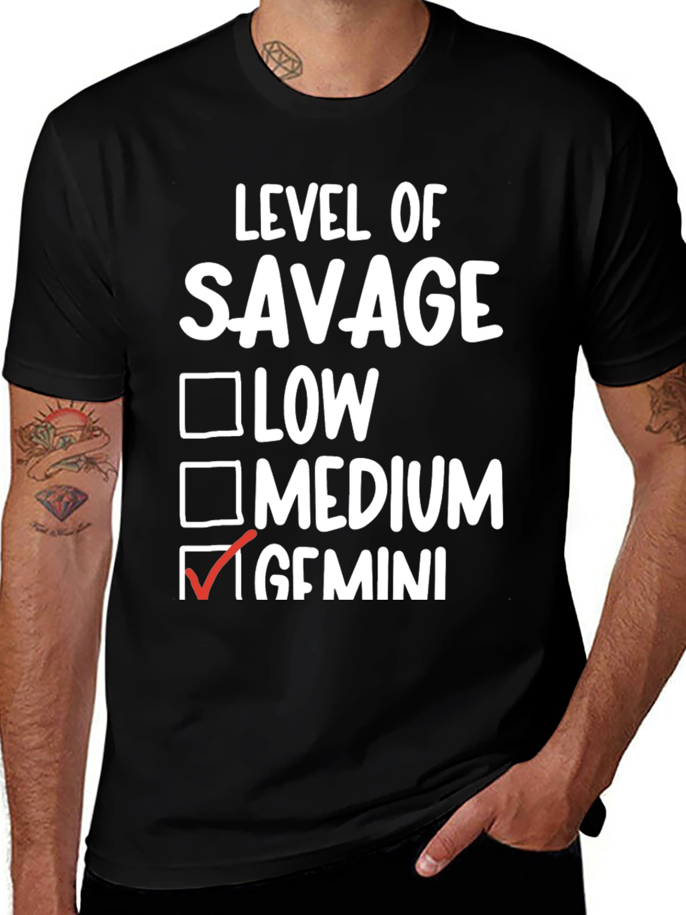 Level of Savage Gemini T-Shirt