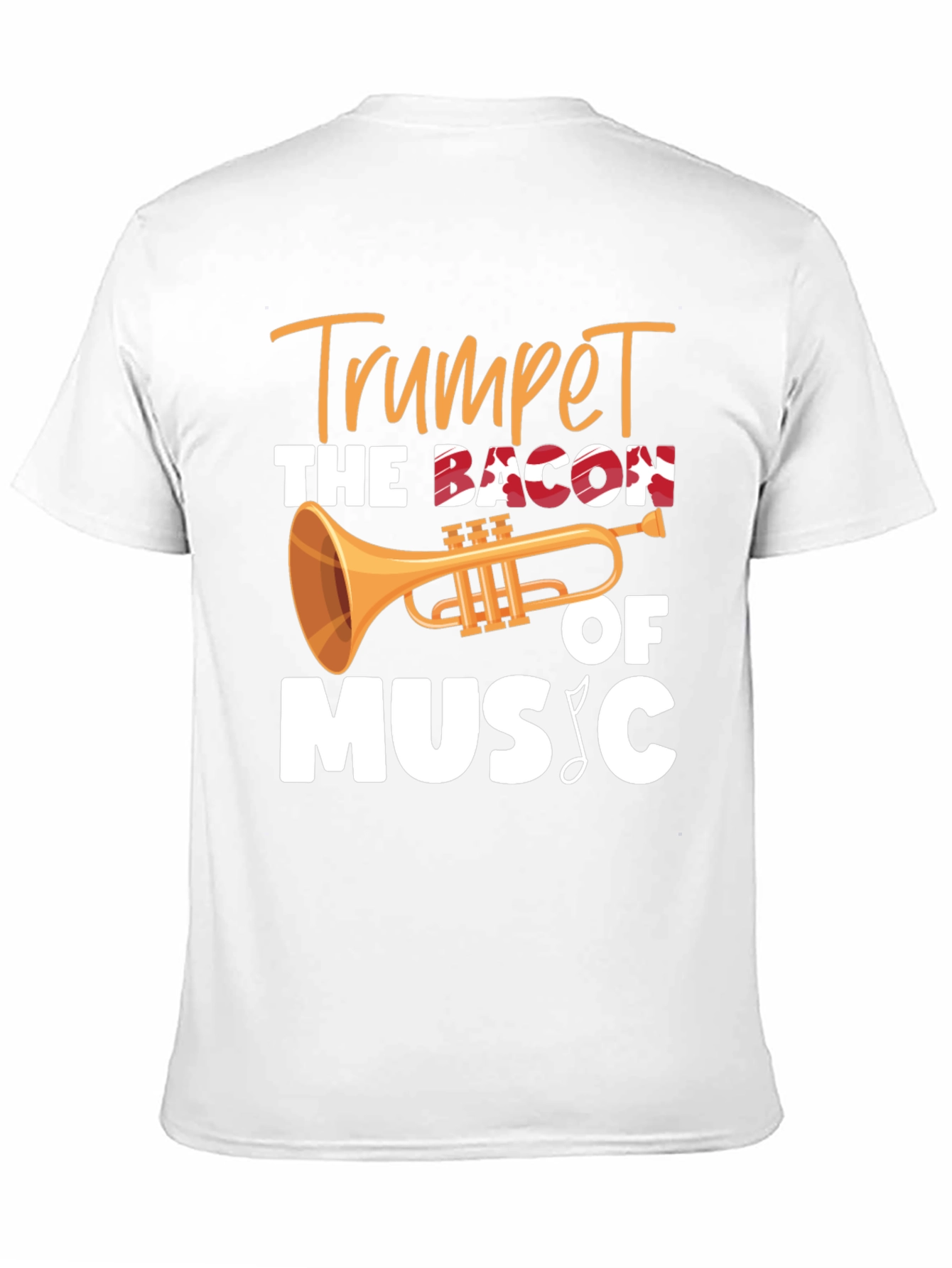 Trumpet Bacon of Music T-Shirt