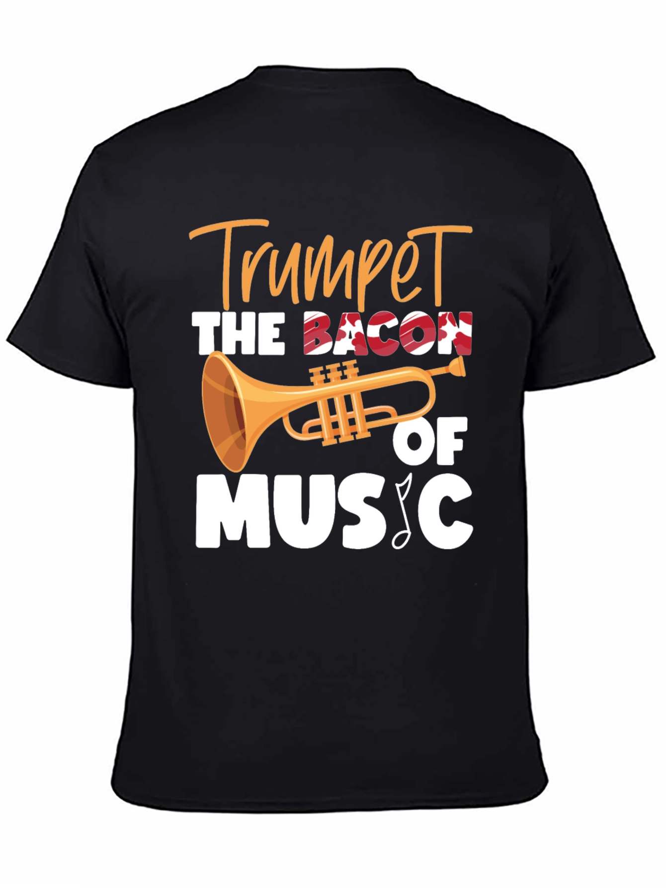 Trumpet Bacon of Music T-Shirt