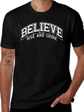 Believe Rise and Shine Graphic Tee - Black