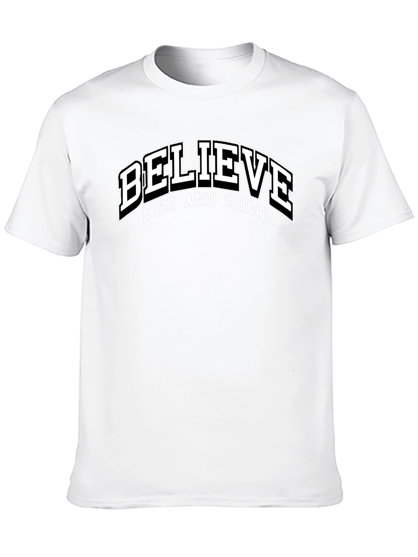 Believe Rise and Shine Graphic Tee - Black