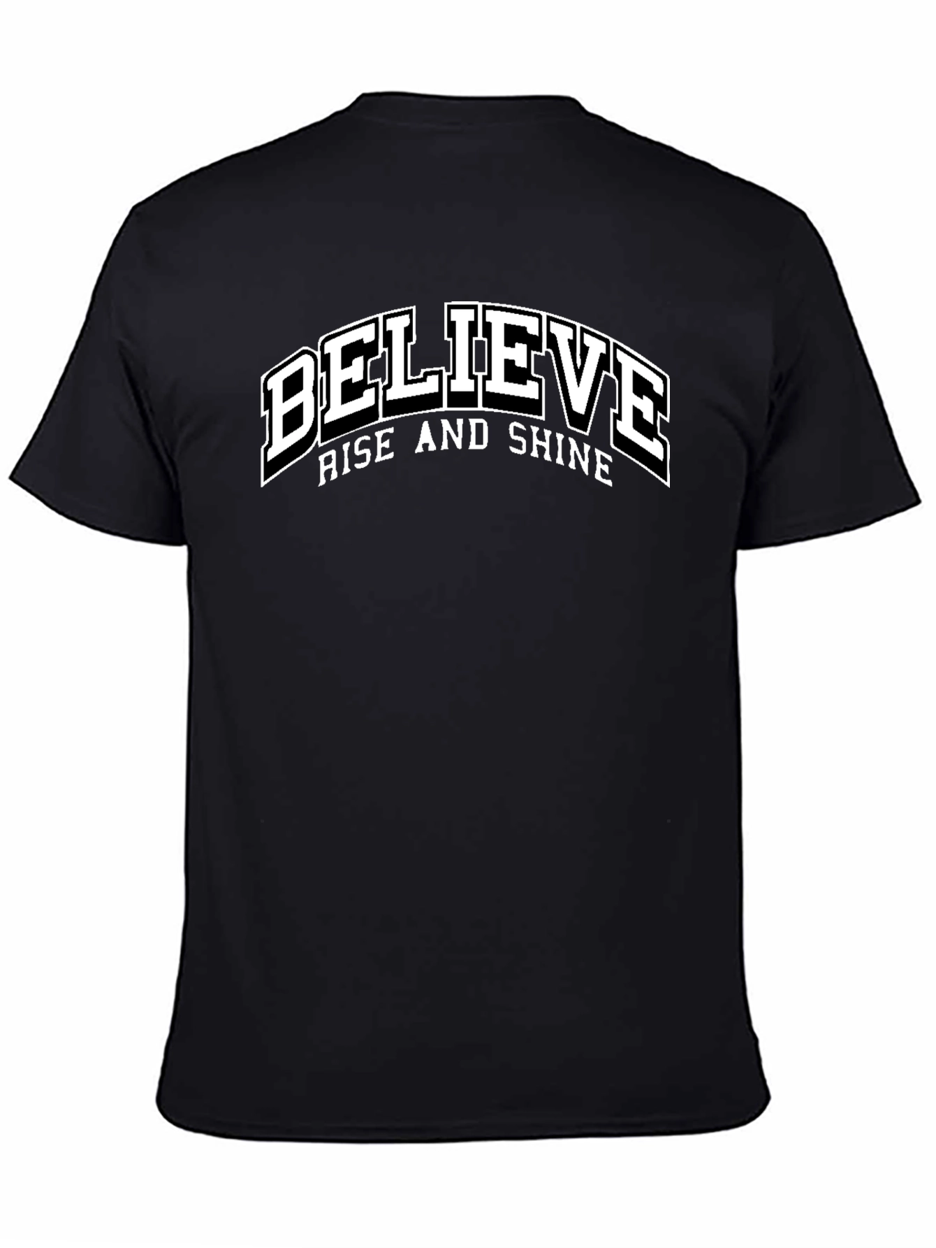 Believe Rise and Shine Graphic Tee - Black
