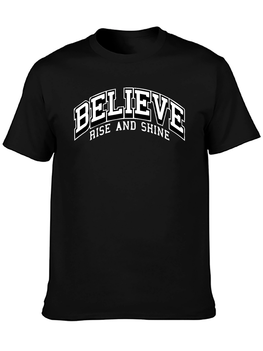 Believe Rise and Shine Graphic Tee - Black