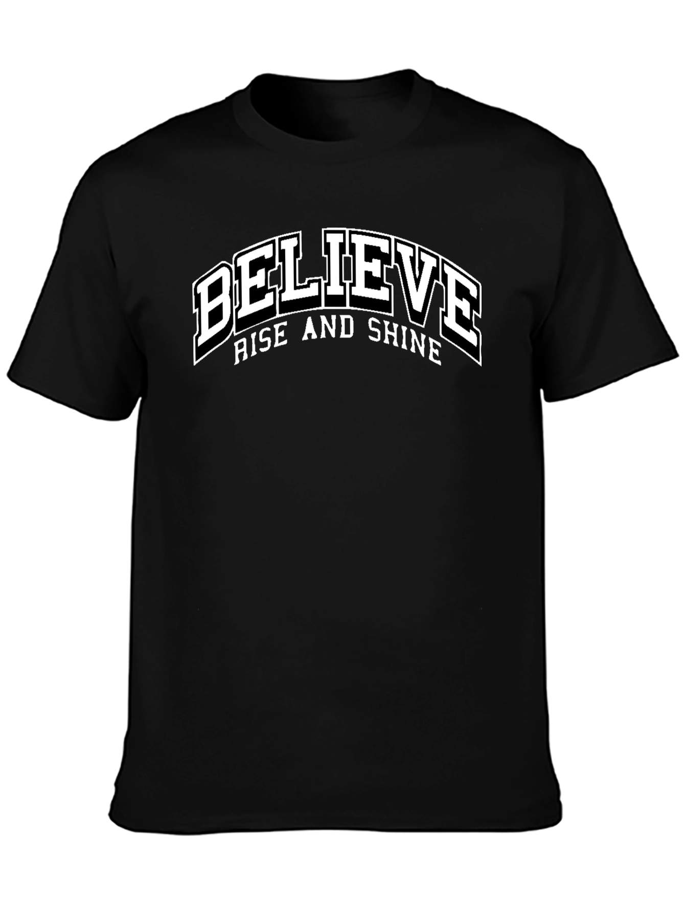 Believe Rise and Shine Graphic Tee - Black