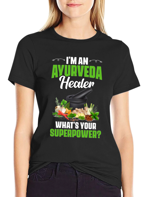 Ayurveda Healer T-Shirt: Herbal Remedy Superpower