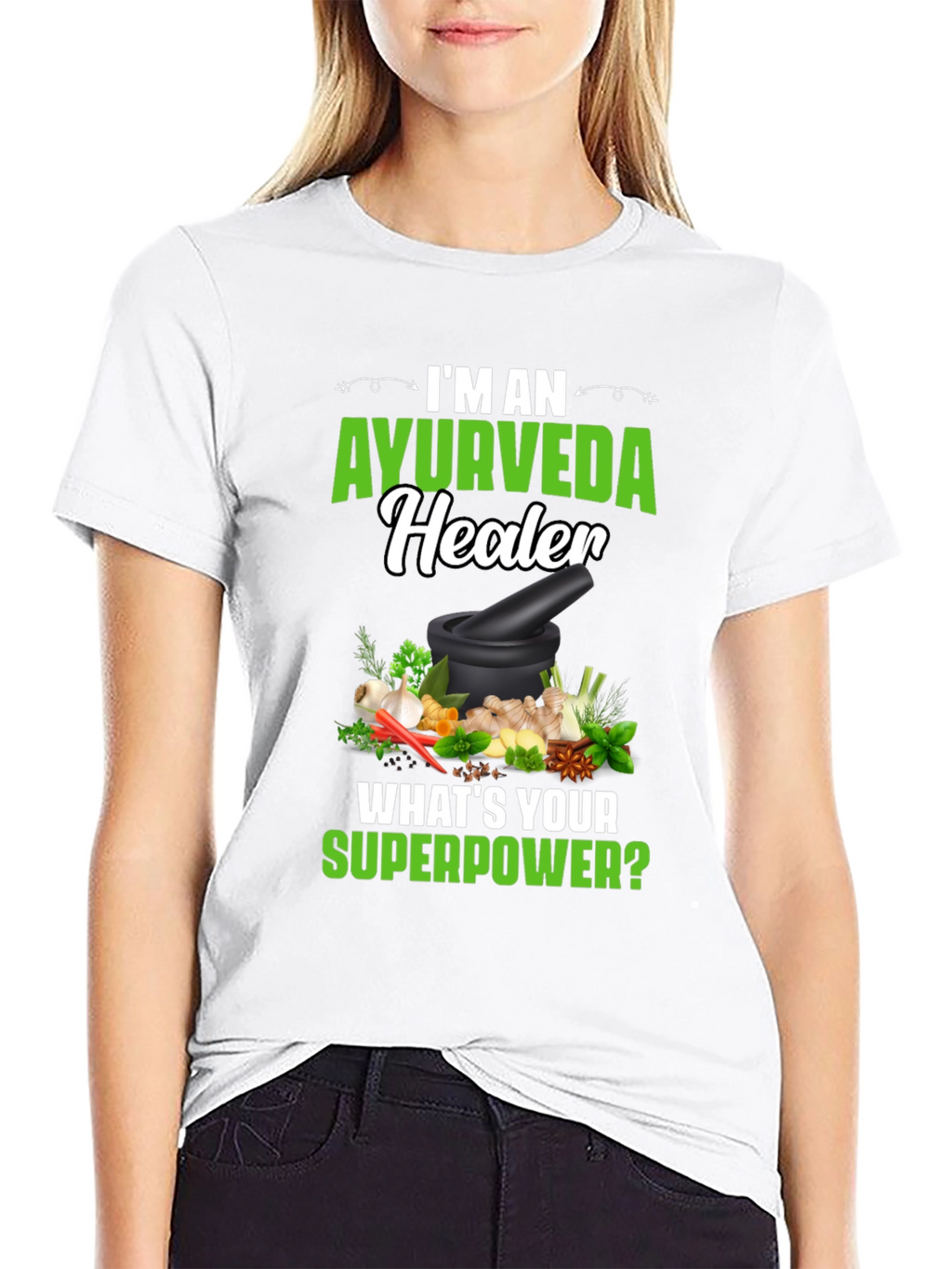 Ayurveda Healer T-Shirt: Herbal Remedy Superpower