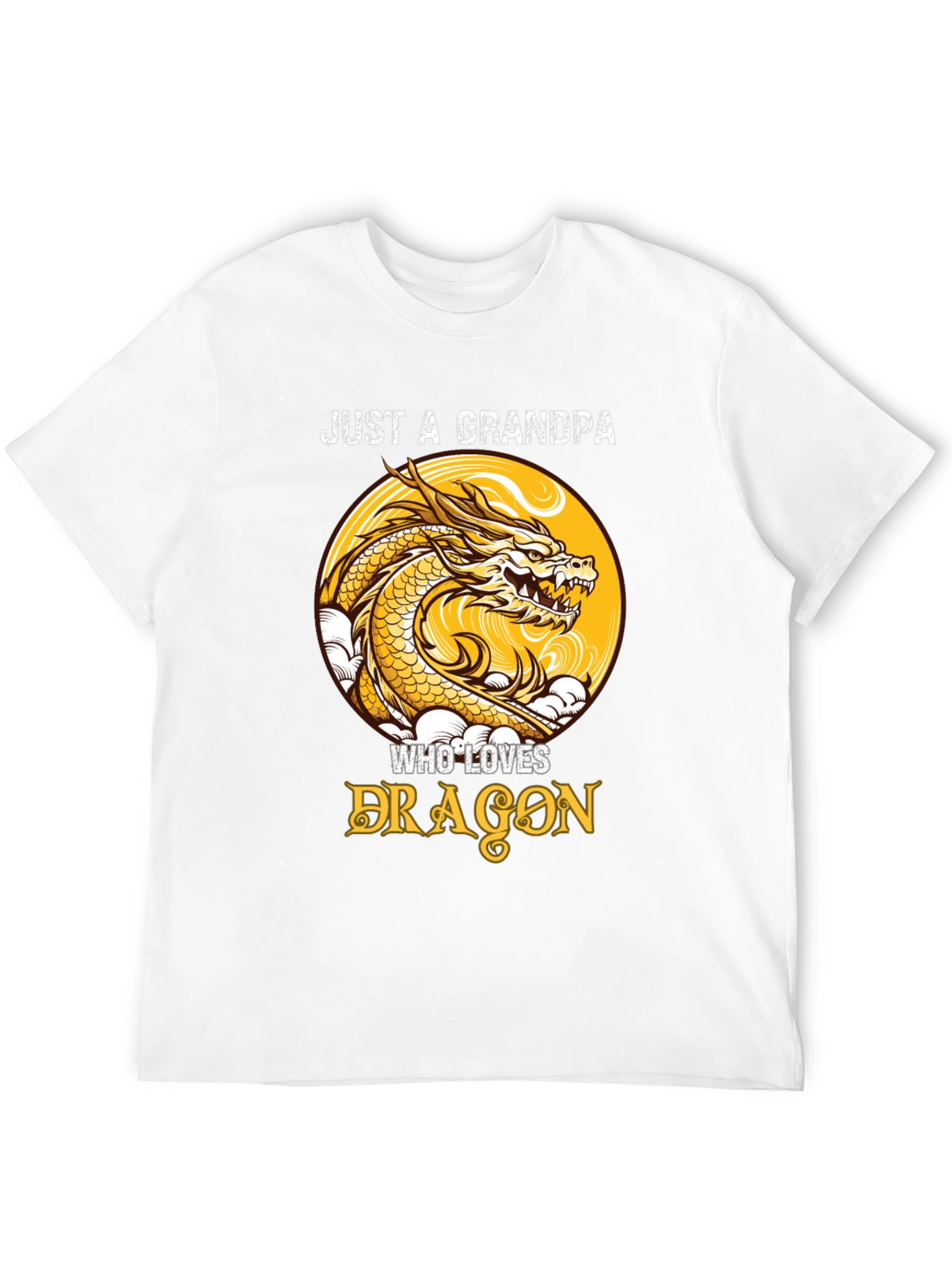 Just a Grandpa Who Loves Dragons T-Shirt