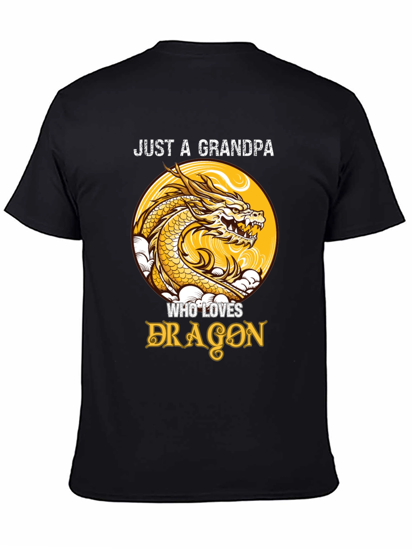 Just a Grandpa Who Loves Dragons T-Shirt