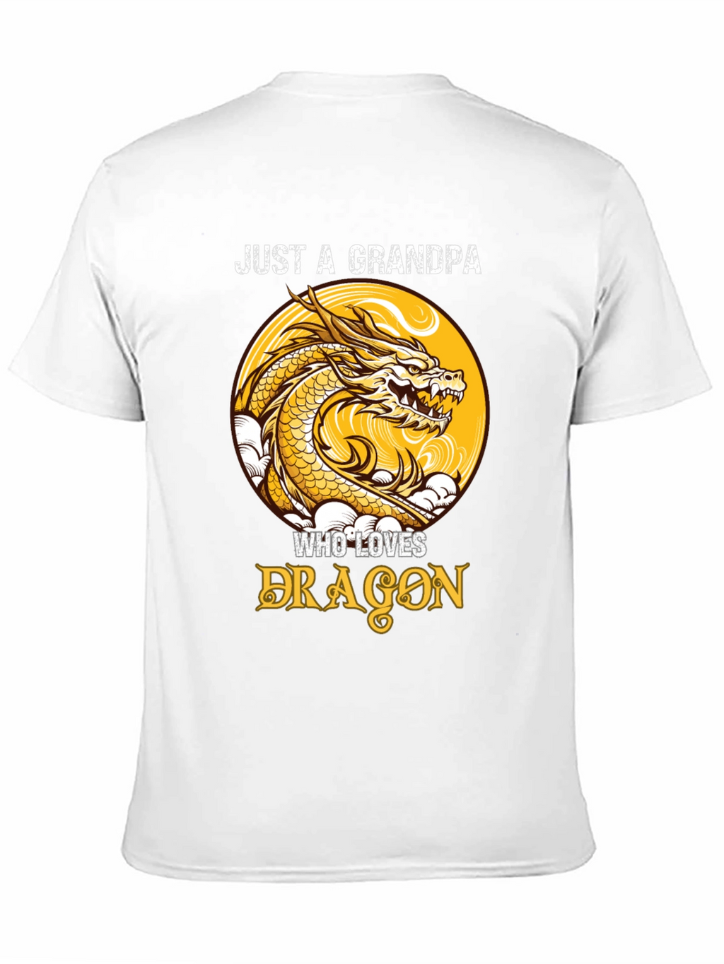 Just a Grandpa Who Loves Dragons T-Shirt