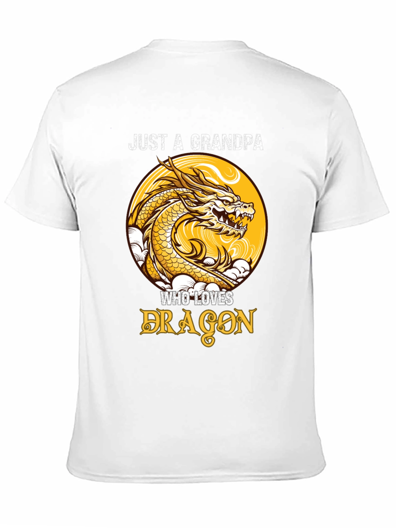 Just a Grandpa Who Loves Dragons T-Shirt