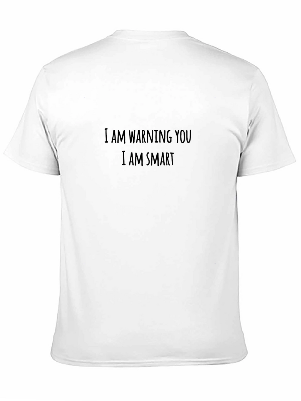 Warning Smart T-Shirt - Black