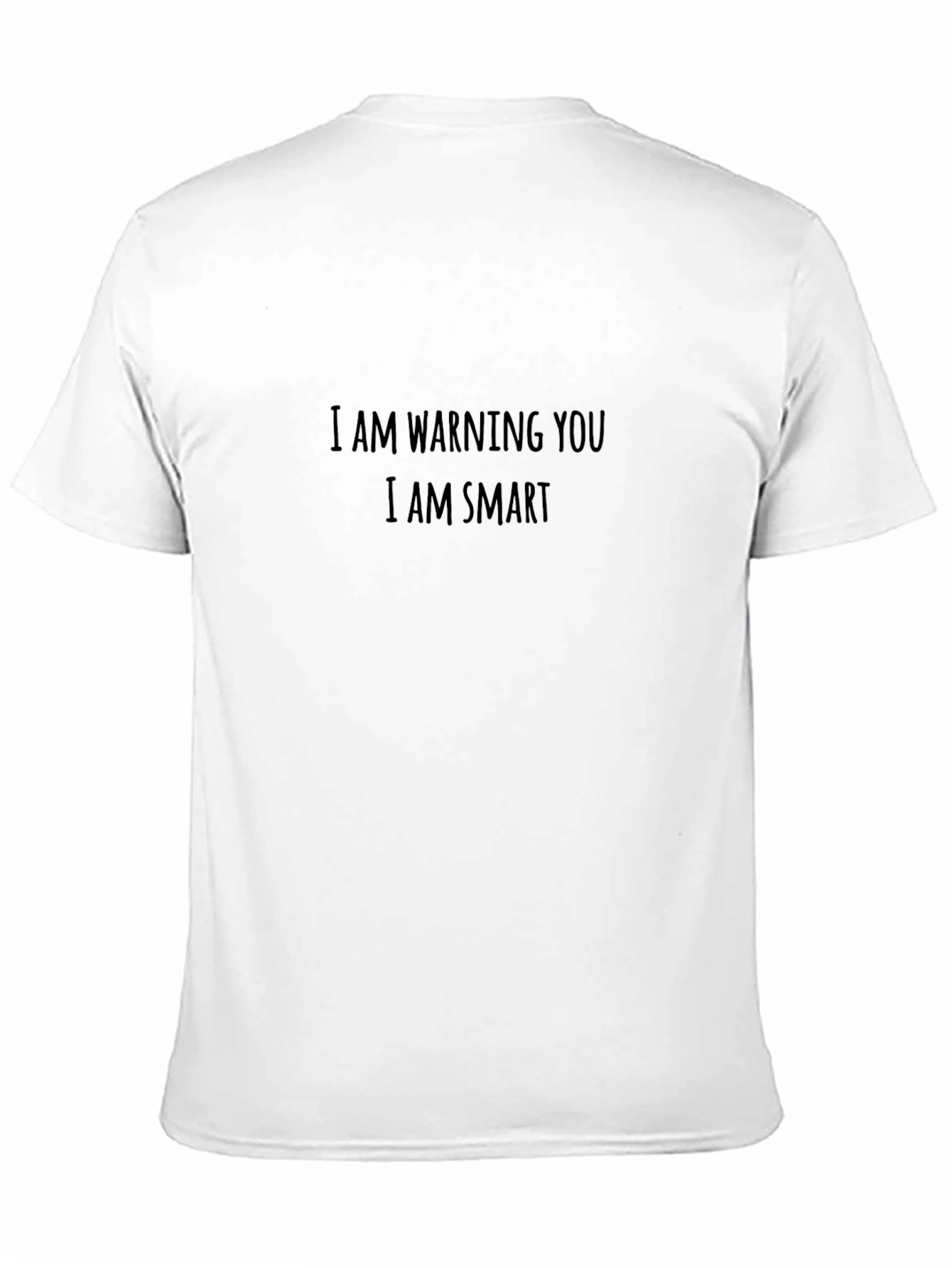 Warning Smart T-Shirt - Black
