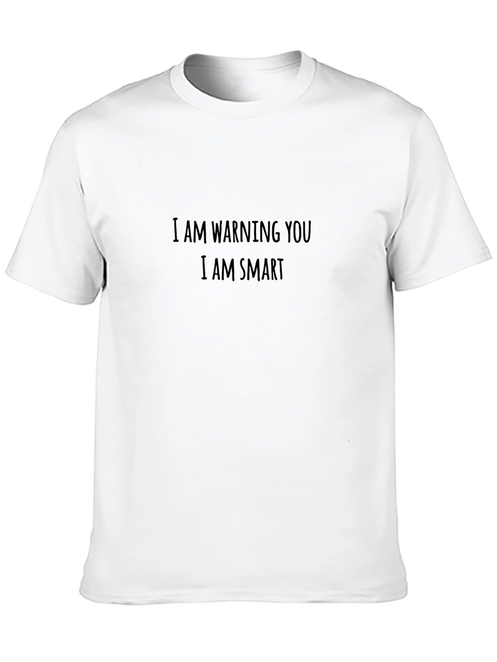 Warning Smart T-Shirt - Black